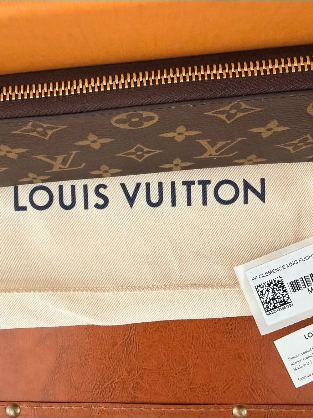 Louis Vuitton Monogram Clemence Zippy Wallet